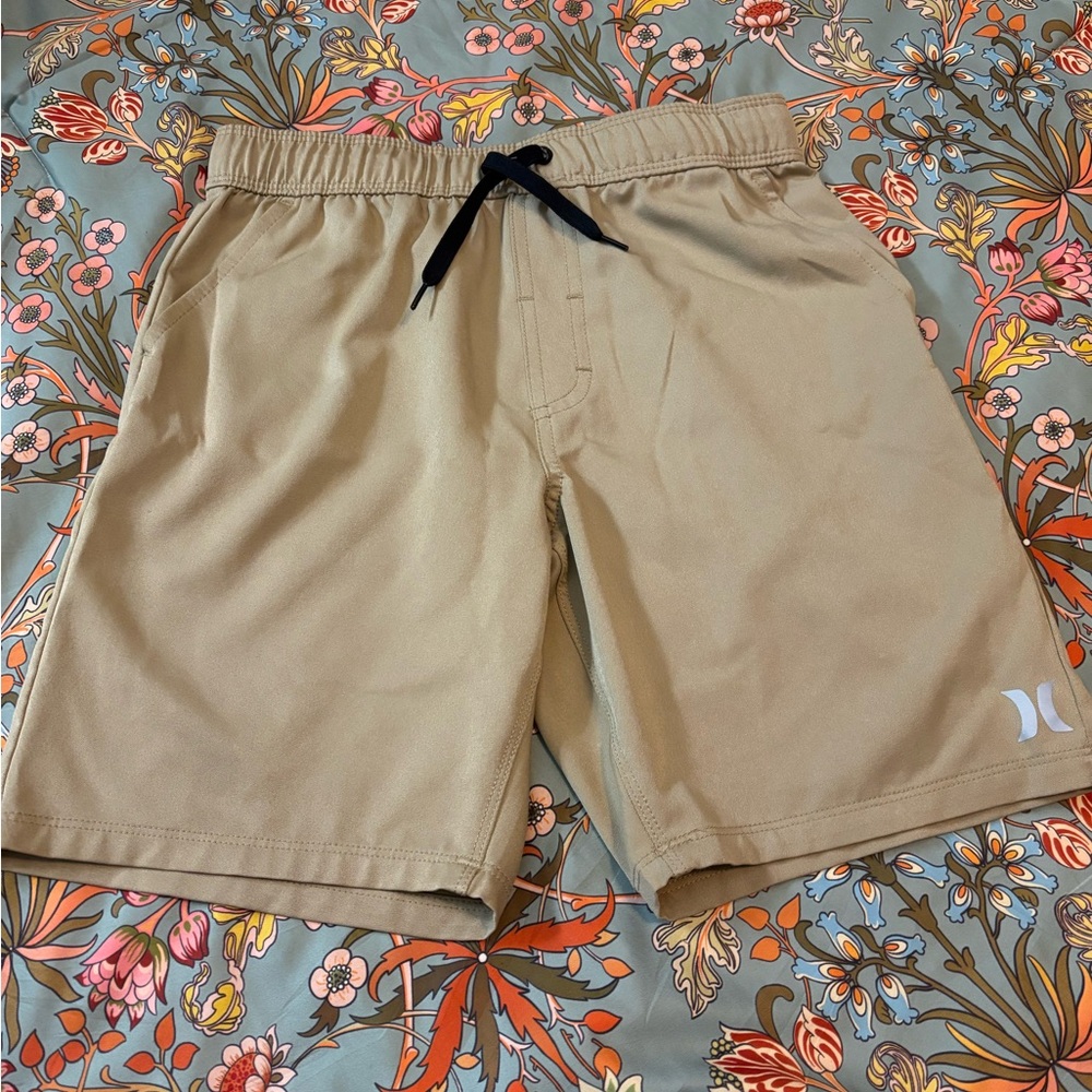 Hurley Beige Shorts Boys 10/12
